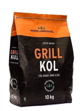 Grillkol Outlet 10 kg Norrlandskol