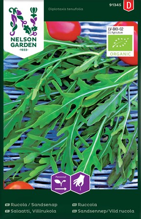 Rucola, sandsenap, organic