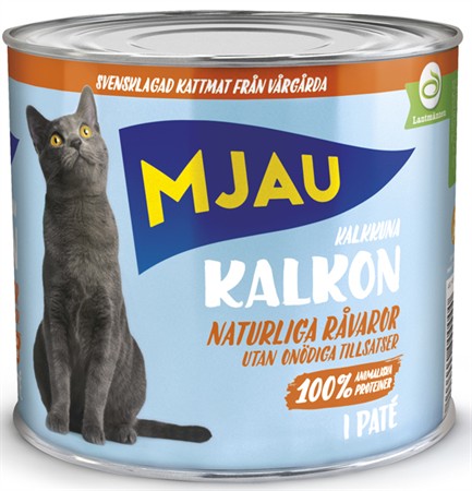 Mjau våt kalkon 635 g
