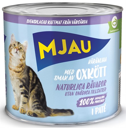 Mjau våt oxkött 635 g