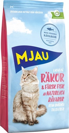 Mjau räka torrfoder 3,5 kg