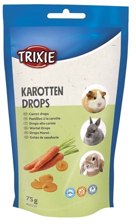 Gnagardrops med morot 75g